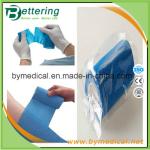 Blue colour Medical non woven cohesive bandage self adherent bandage