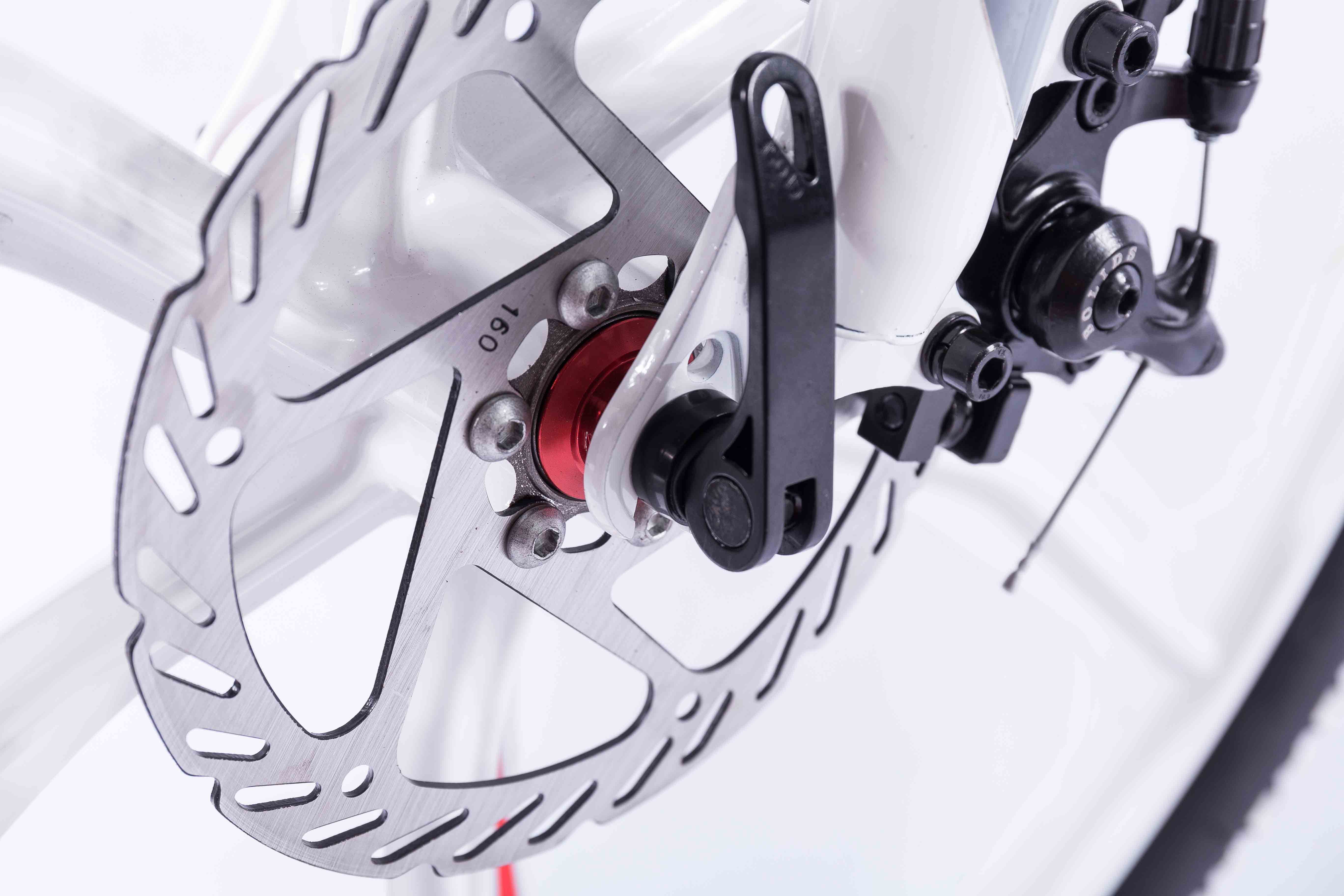 Durable Folding E Bike Integrated Wheel Multi Color Carbon Steel Frame
