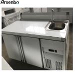 180W 250L Under Counter Refrigerators Stainless Steel Material