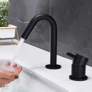 Quality SUS304 Stainless Steel Single Hole Single Handle Basin Mixer in Chrome Matte Black Gold Sn wholesale
