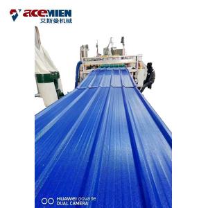 Quality PVC Roofing Sheet Plant Roof Tile Machine , Roof Roll Forming Machine ASA Resin wholesale