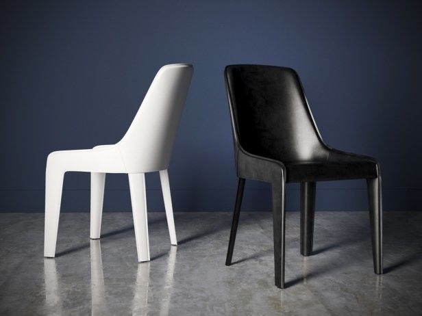 Custom Simple Hotel Restaurant Furniture / Solid Wood Dining Room Chairs