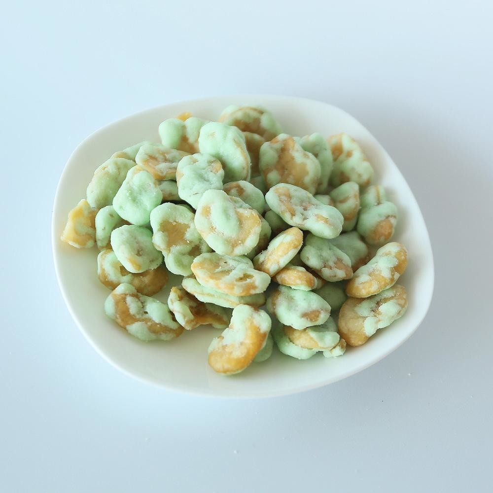 Mixed Fava Broad Bean Chips Spicy Curry And Seaweed Flavor Crispy Colorful