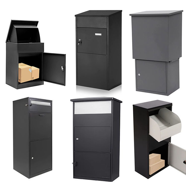 Anti-Theft Parcel Delivery Box with Electrostatic Powder Coating and Galvanized Steel