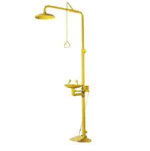 Quality ABS coating Anti-corrosion SS 304 conbined Emergency safety shower and eyewash station wholesale