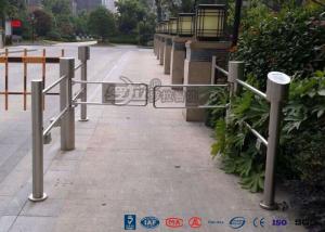 Quality High Speed Swing Barrier Gate Double Core Biometric Stainless Steel for Fitness Center wholesale