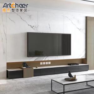 Quality Customized Living Room Furniture Traditional TV Stands with Sintered Stone Table Top wholesale