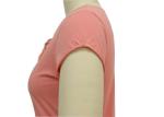 Women’ Casual Short Sleeve, 100% Cotton Jersey,Casual, Fit Size, Front Lace Tape