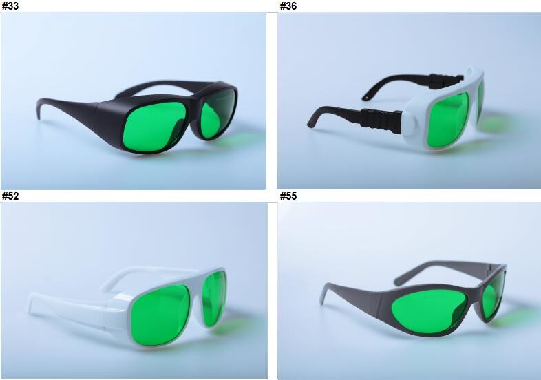 High Protection Laser Safety Glasses Protective Eyewear 600-700nm OD 6+ With CE EN207