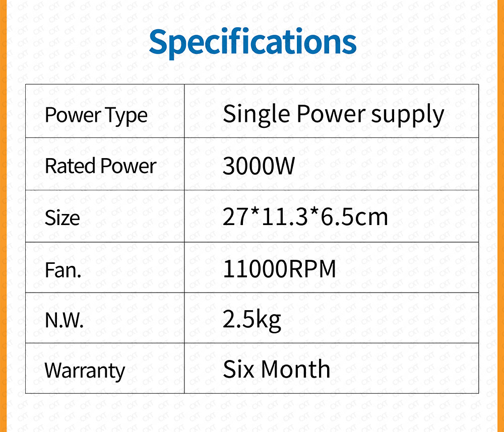 3300w Asic Miner Power Supply , LL3300MINI ETH Ethereum Mining Psu