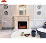 Freestanding Modern Indoor Royal Botticino Marble Decor Cream Shanna Beige