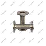 Flange connection stainless steel metal braided hose used in industry