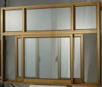 House Anti Theft 1.6mm Aluminum Horizontal Sliding Windows