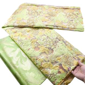 Quality 2023 African Brocade Fabric Jacquard Damask Design Brocade Jacquard Fabric High Quality For Party Wedding Dress wholesale