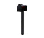 Galvanized Steel Black Post Wall Mount Mailbox for Wall Mounted Residential