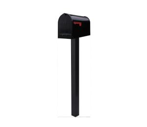Quality Galvanized Steel Black Post Wall Mount Mailbox for Wall Mounted Residential Townhouse wholesale