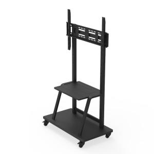 Quality 360 Degree Rotating Smart Board Floor Stand , Floor TV Stand With Mount 65 Inch wholesale