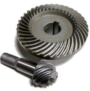Quality High-Ratio Hypoid Gear Pair Involute Bevel Gear Worm Wheel Pinion wholesale
