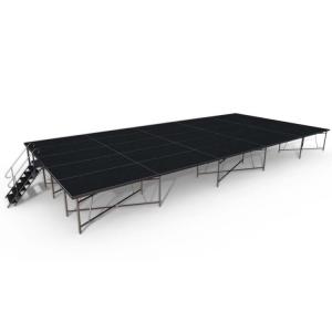 Quality Telescopic 4x4 1.22x2.44m Portable Stage Risers For Event wholesale