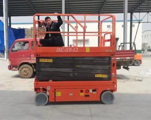 Quality Self Propelled Boom Lift 10m Outdoor Aerial Working Equipment Scissor Structure wholesale