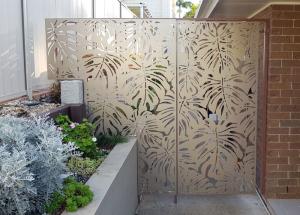 Quality OEM Black Sliding Aluminum Fence Gate Fireproof And Weather Resistant wholesale