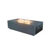 Buy cheap Factory price black real flame LPG NPG outdoor see through gas fireplace from wholesalers