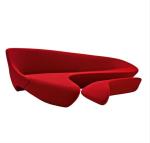 Modern Leisure Moon shape Sofa commerical restaurant hotel lobby sofa sets