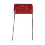 0.0022uF Metallized Polypropylene Film Capacitor CBB81 222J 1000V