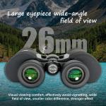 Adults 10X50 Waterproof Marine Binoculars With Rangefinder Compass For Sailing