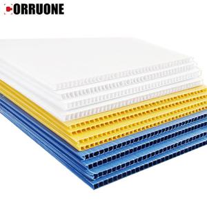 Quality PP 3mm Corflute Sheet Correx Corrugated Plastic Floor Protection Sheets wholesale