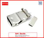 custom logo zinc alloy army metal belt buckle with high quality low price