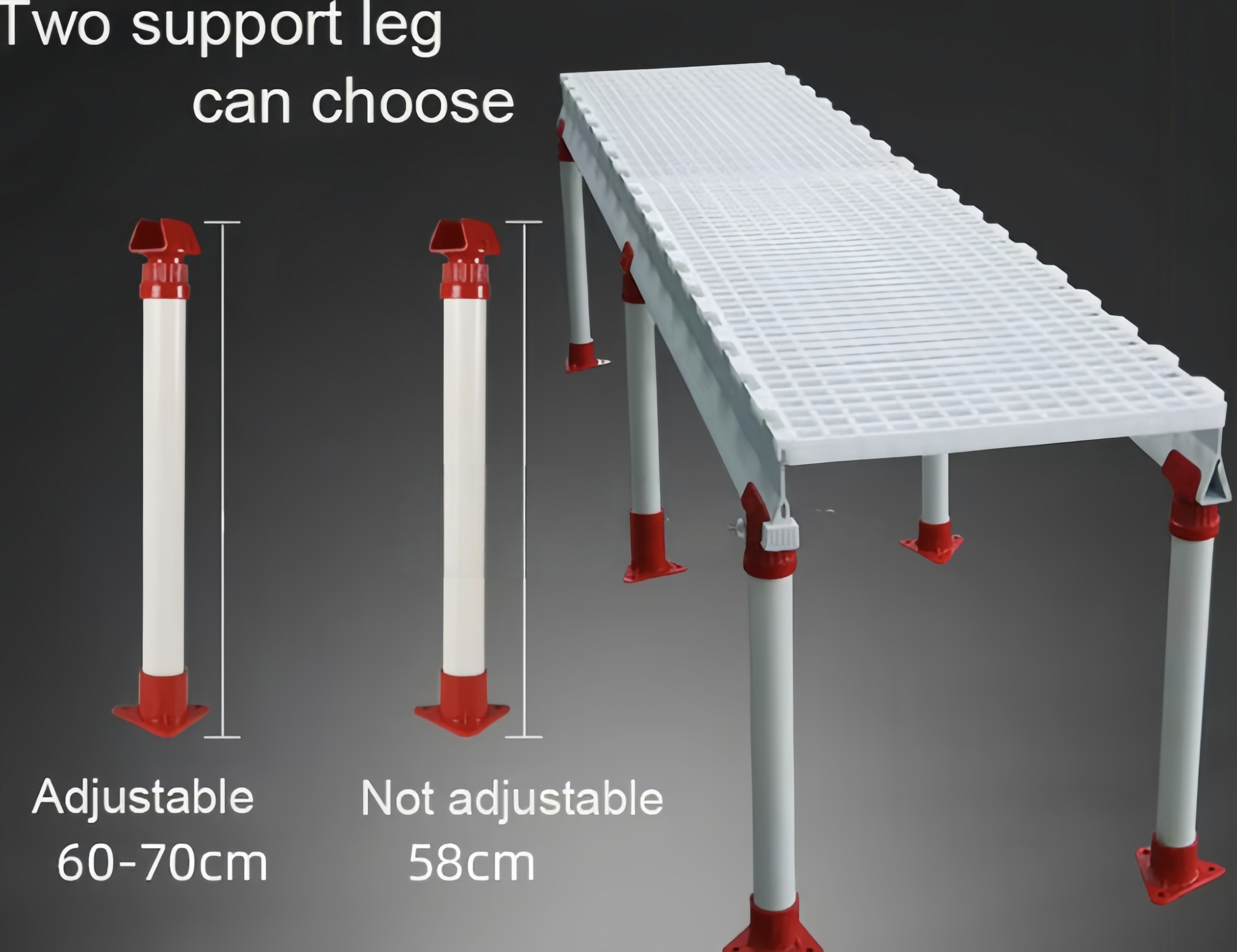 Recyclable Poultry Farm Plastic Floor Damp Proof Stackable Plastic Floor Slats