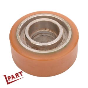 Quality Forklift Polyurethane Industrial Wheels Pu Coated Wheels OD 125mm wholesale