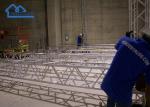 Aluminum Heavy Duty Alloy Silver 300mm Stage Light Truss For Exhibition