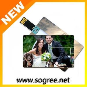 Quality Full Color Printing USB Flash Drive Business Card Pen Drive Credit Card USB wholesale