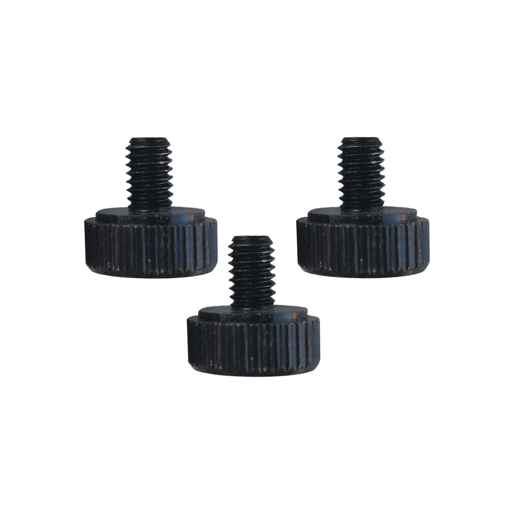 Environmental Protection Black Flower Thumb Screw Head Rolling Straight Grain