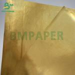 70gsm Wet Resistance Golden Aluminum Metallized Beer Laber Paper