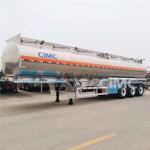 CIMC Tri/3 Axle 42000 Liters Aluminum Truck Fuel Tanks Trailer for Sale in Costa