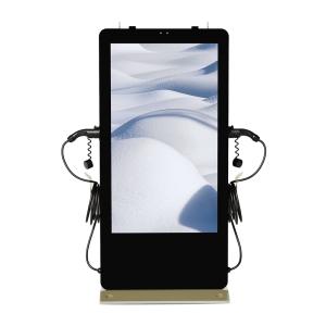Quality Outdoor 55 inch Advertising Screen AC EV Charging Station wholesale