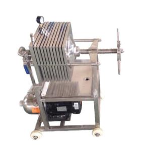Quality 25KG Weight Stainless Steel Food Grade 10 Layers Round Plate Frame Filter Press for Filtration wholesale