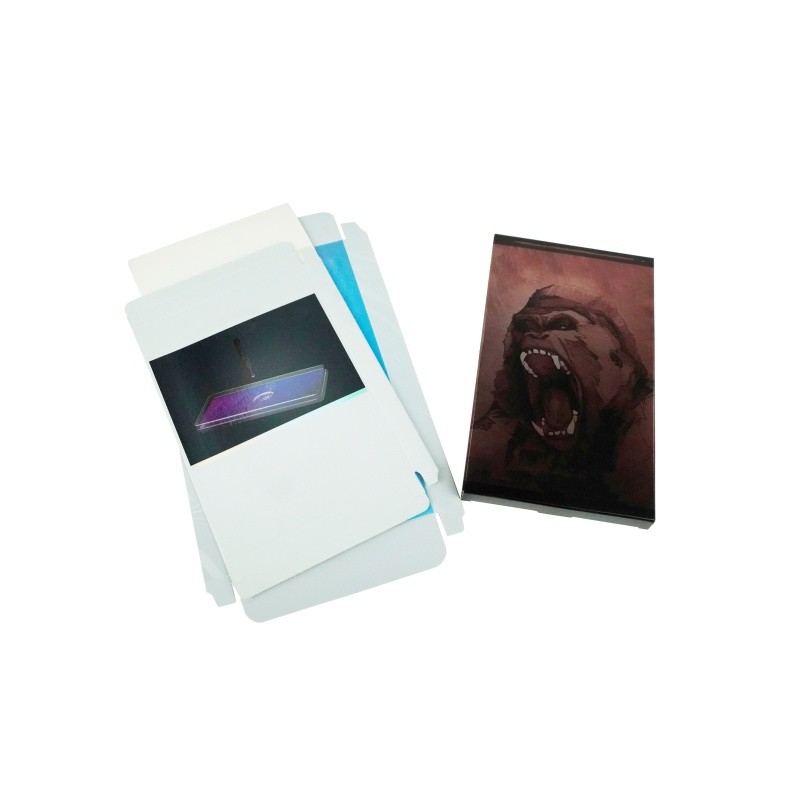 Cell Phone Screen Protector Coated Paper Glass Screen Protector Packaging Box