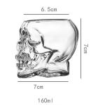 Whisky Brandy Vodka Brewed Wine Spirits Cup Skull Glass Bottle Special Shaped 50