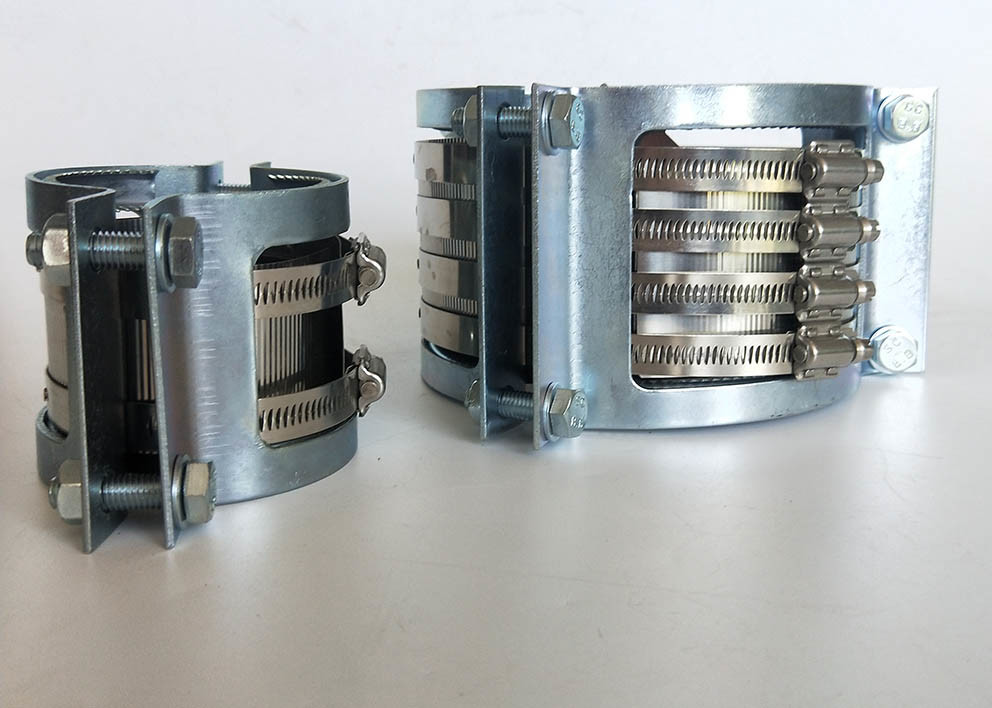 150mm Diameter Industrial Pipe Clamps Grip Collar Pipe Coupling OEM Service