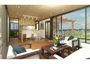 Quality Easy Construction Prefab Modular House 100mm High Density PU Foam Insulation wholesale