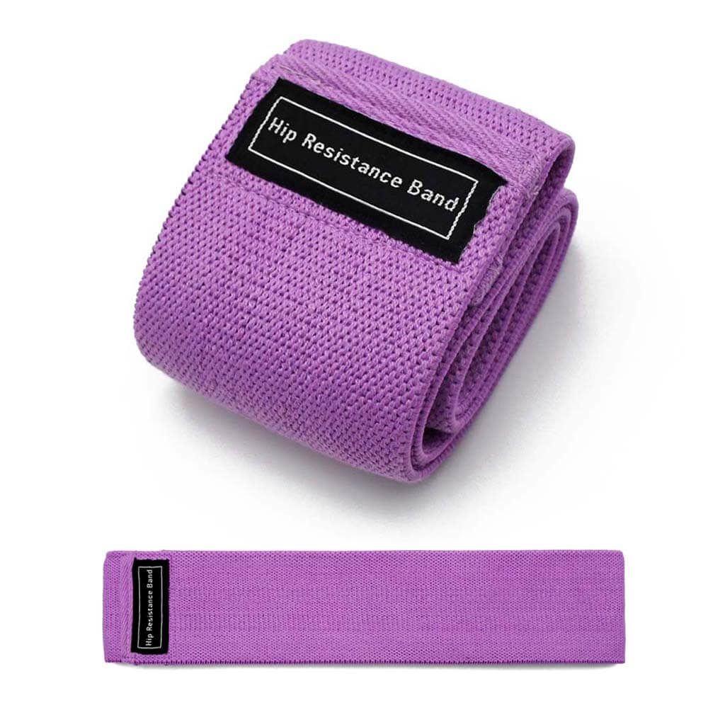 Durable Hip Circle Resistance Band / Yoga Anti Slip Exercises Braided Elastic Band