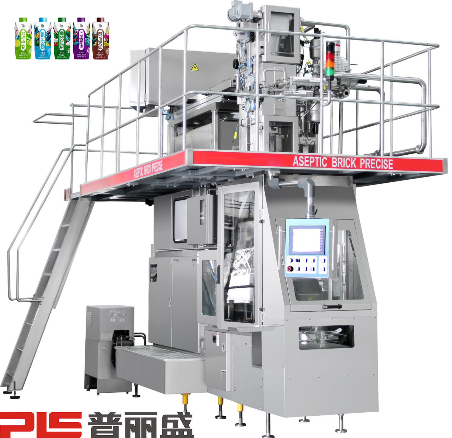 Sterilization 6000BPH 330ml Juice Pouch Packing Machine