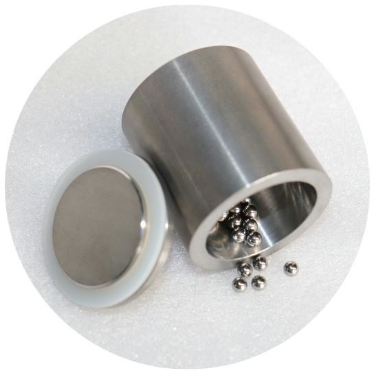 Acid Resistant Tungsten Carbide Ball Mill Jar Grinding Supplier 50mL For Dry/Wet Grinding Customizable