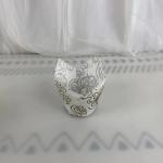 Recyclable Tulip Paper Baking Cups White Brown Molds For Weddings