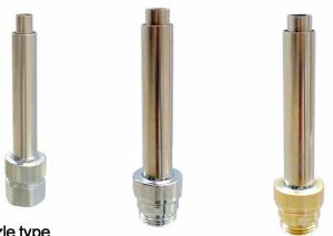 Quality Chrome Small Air Mixed Trumpet Fountain Nozzle Jet Water Fountain Spray Heads wholesale