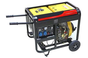 Quality 220V Single Phase 5kva Portable Diesel Generator with Wheels Electric start 4.5kva wholesale